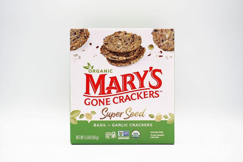 メアリーズゴーンクラッカー・スーパーシード「バジル+ガーリック」