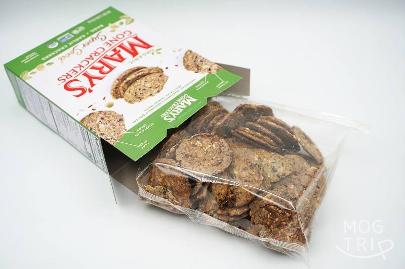 メアリーズゴーンクラッカー・スーパーシード「バジル+ガーリック」